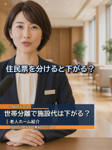 大阪老人ホーム相談室のTikTok動画