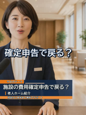 大阪老人ホーム相談室のTikTok動画